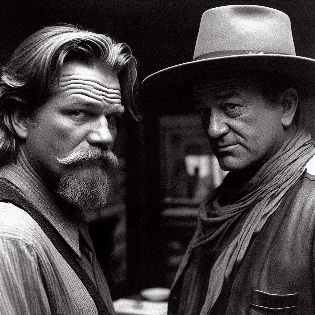 True Grit Jeff Bridges meets True Grit John Wayne